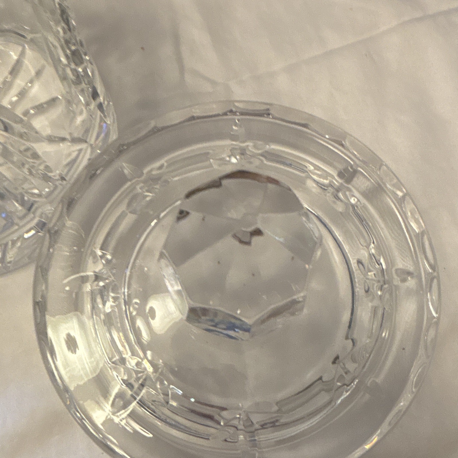 Vintage Lead Crystal Biscuit/Candy Jar with Lid Pinwheel Starburst Pattern8”