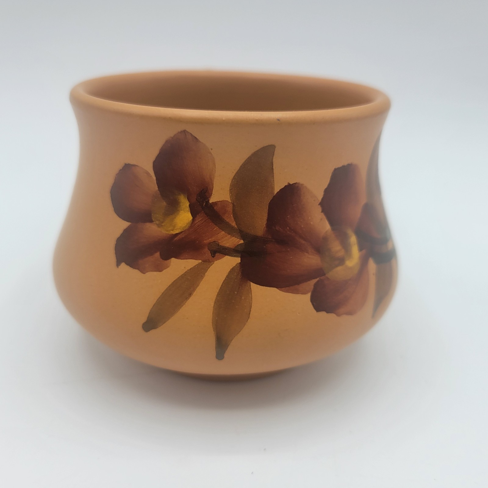 Ceramic Hand-Painted Hand Made Earthenware Cup & Saucer Unique