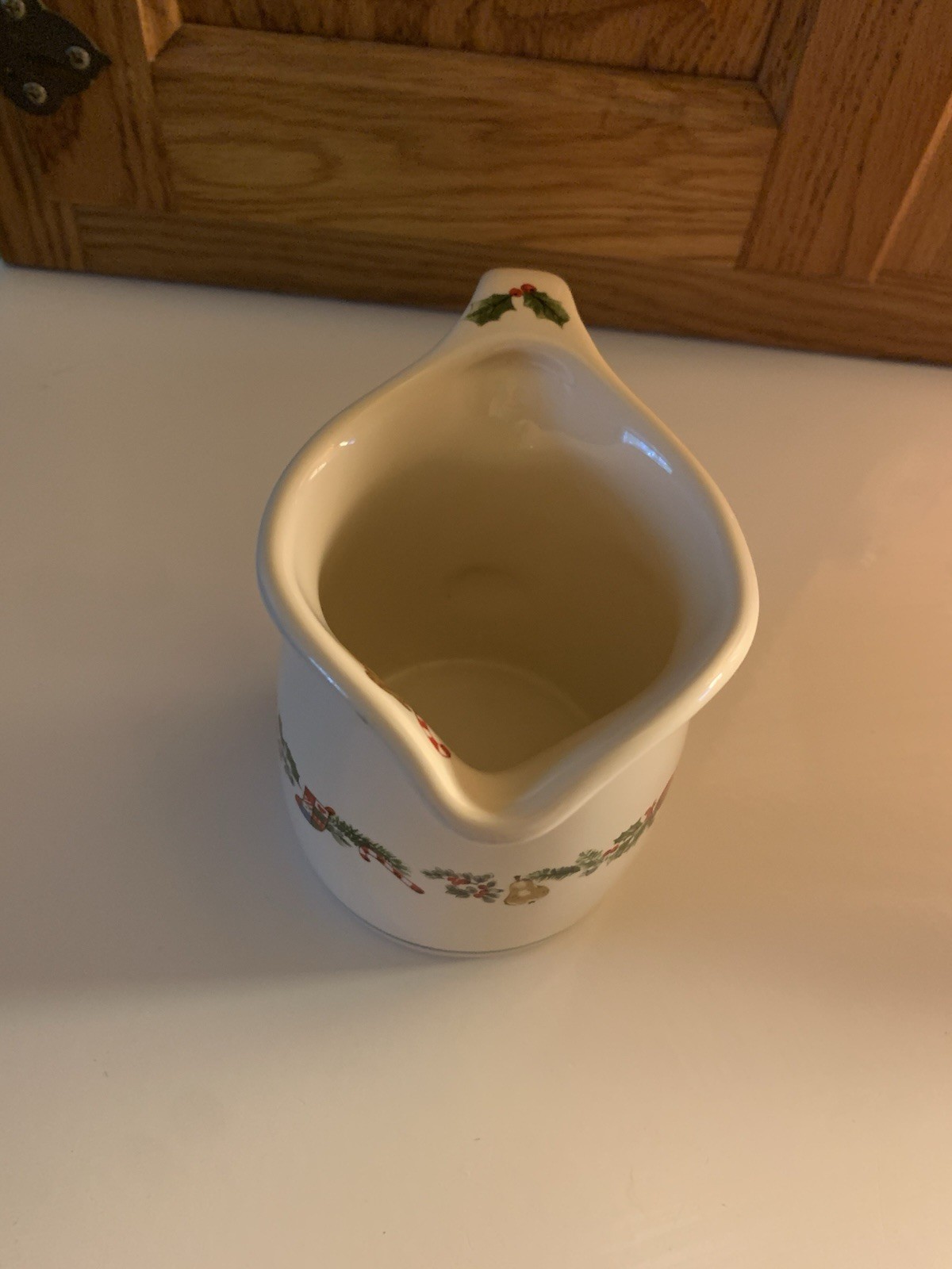 Pfaltzgraff Sugar Plum Holiday Pattern Stoneware Pitcher Creamer