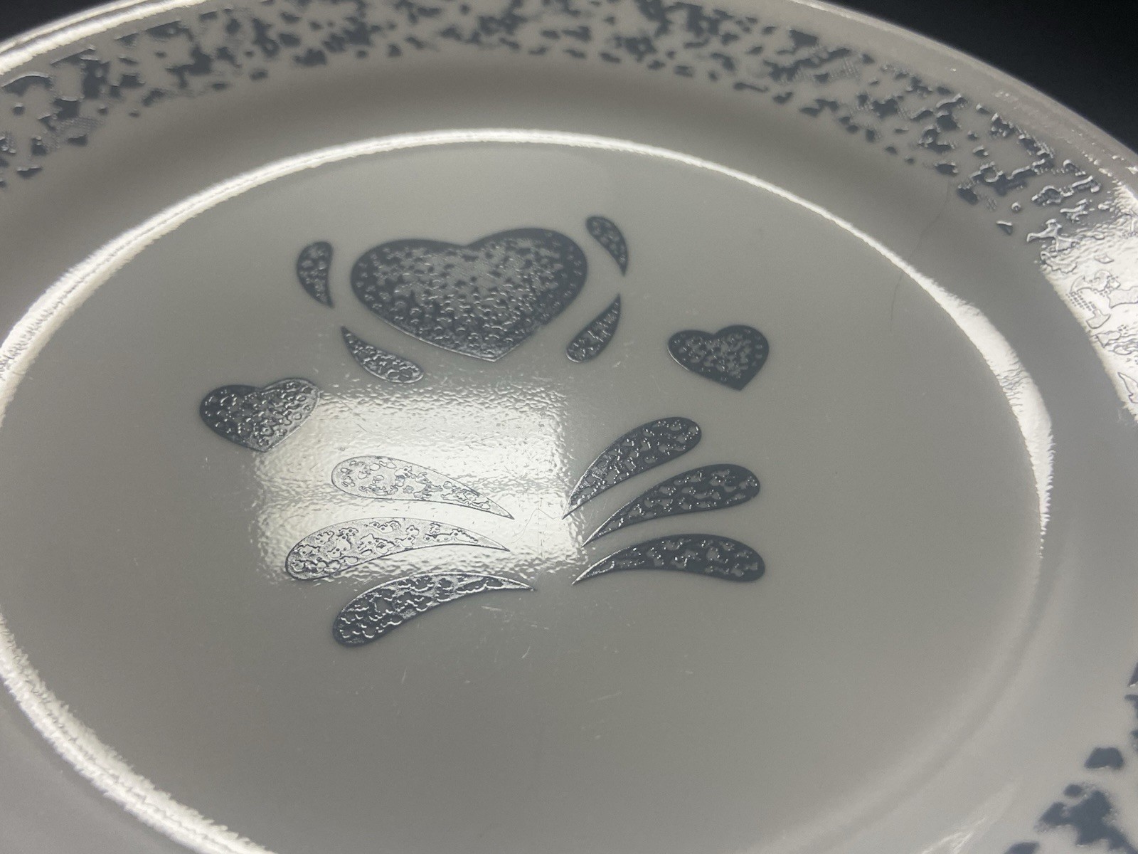 16 pc set of Vintage Corelle BLUE HEARTS Dinnerware Set