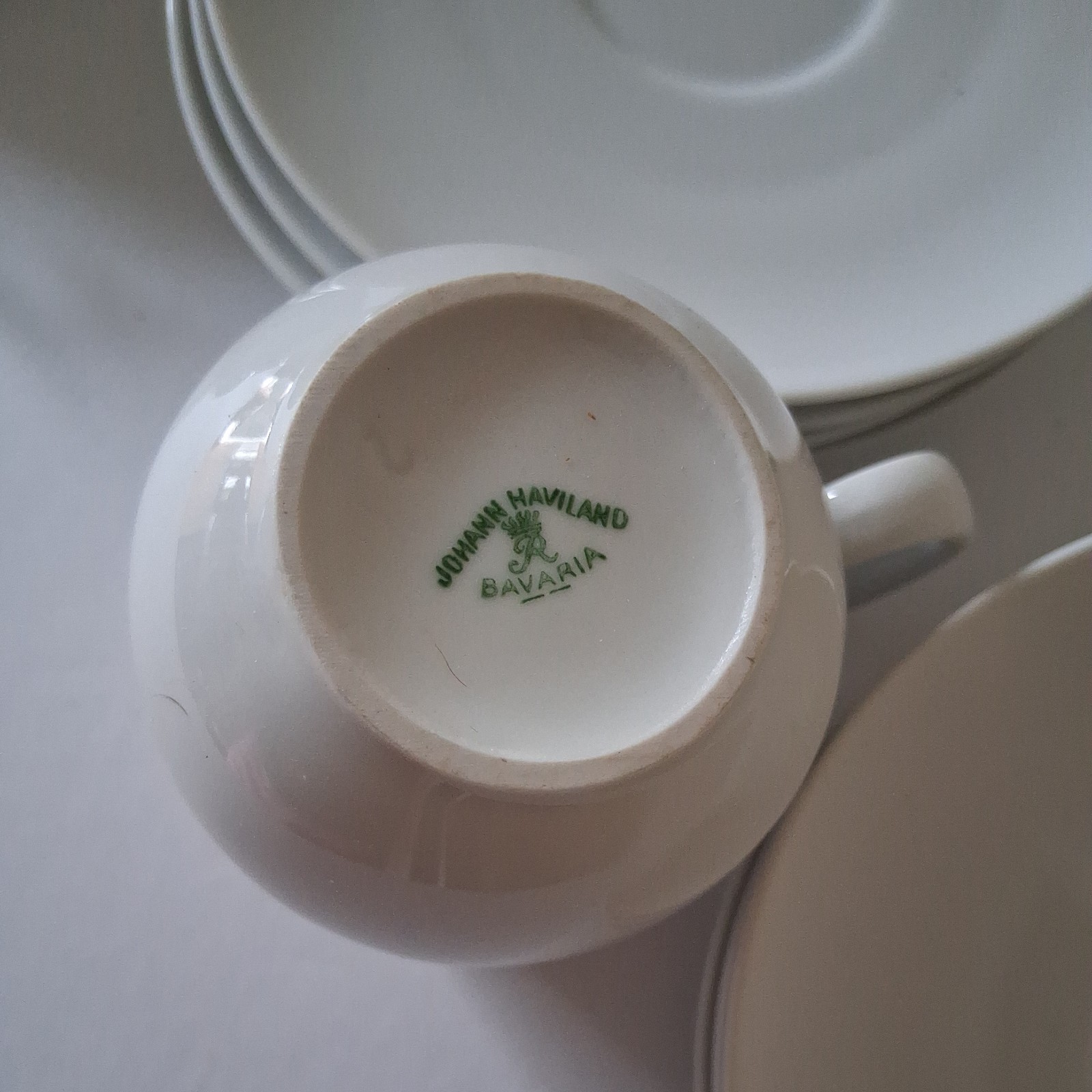 Vintage Haviland Johann Bavaria 10pc Set Includes 8 Saucers,1 Tea cup & 1 Poure