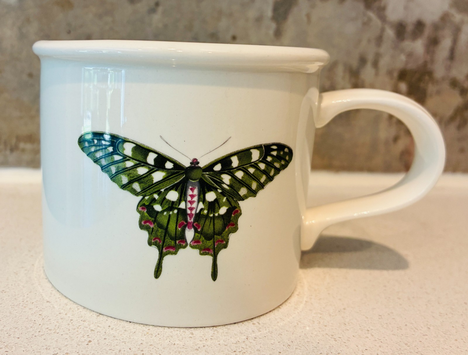 MOVING SALE! NEW PORTMEIRION BOTANIC GARDEN HARMONY BUTTERFLY BREAKFAST CUP