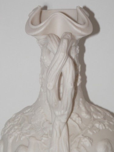 COPELAND 10 3/8″ TALL CIRCA 1850-1860 PARIAN JUG “THE VINTAGE” MINT! BUY IT NOW!