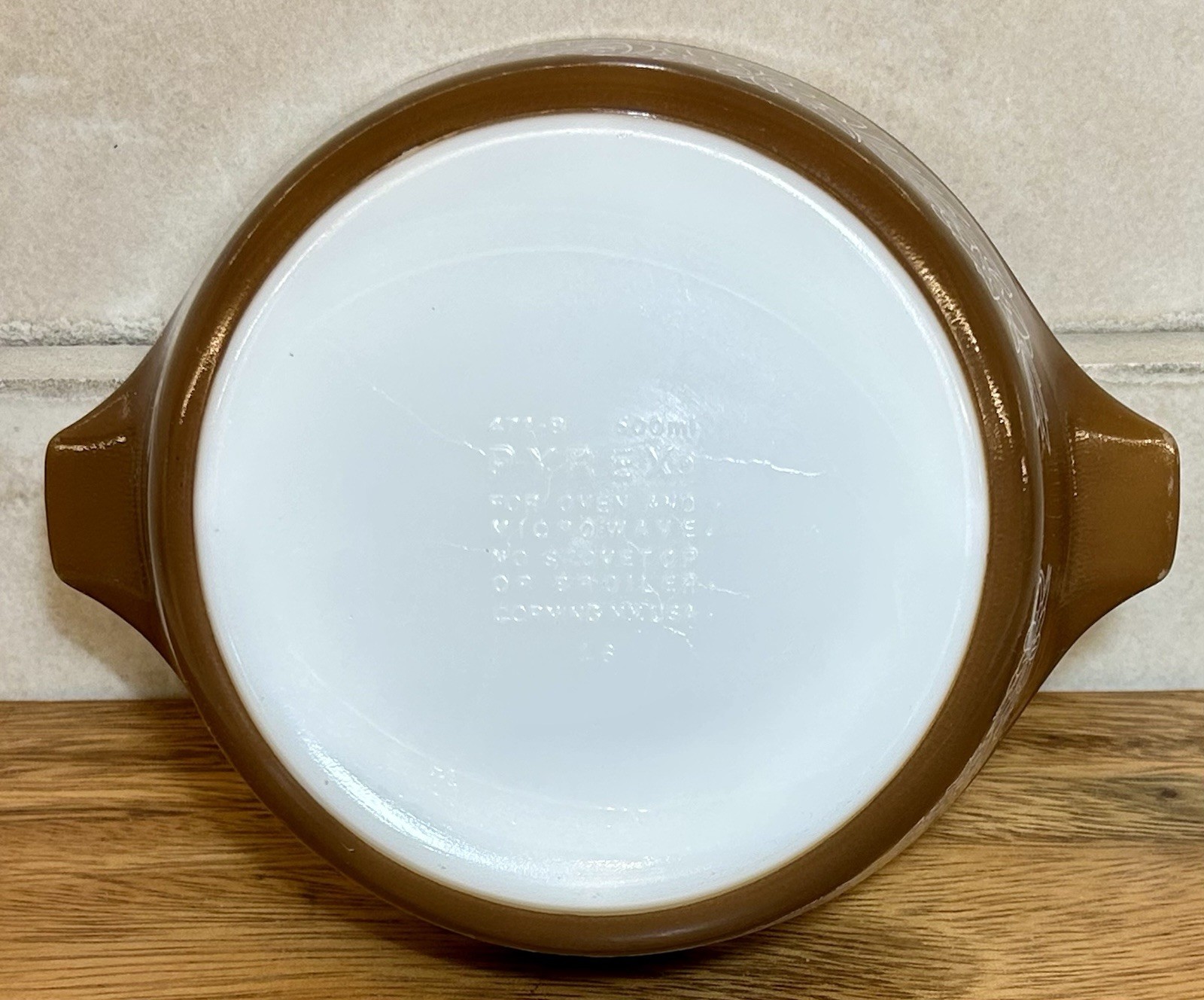 Set of 3 Pyrex Woodland Casserole Dish 475-B, 474-B, 473-B, w/Original Lids.