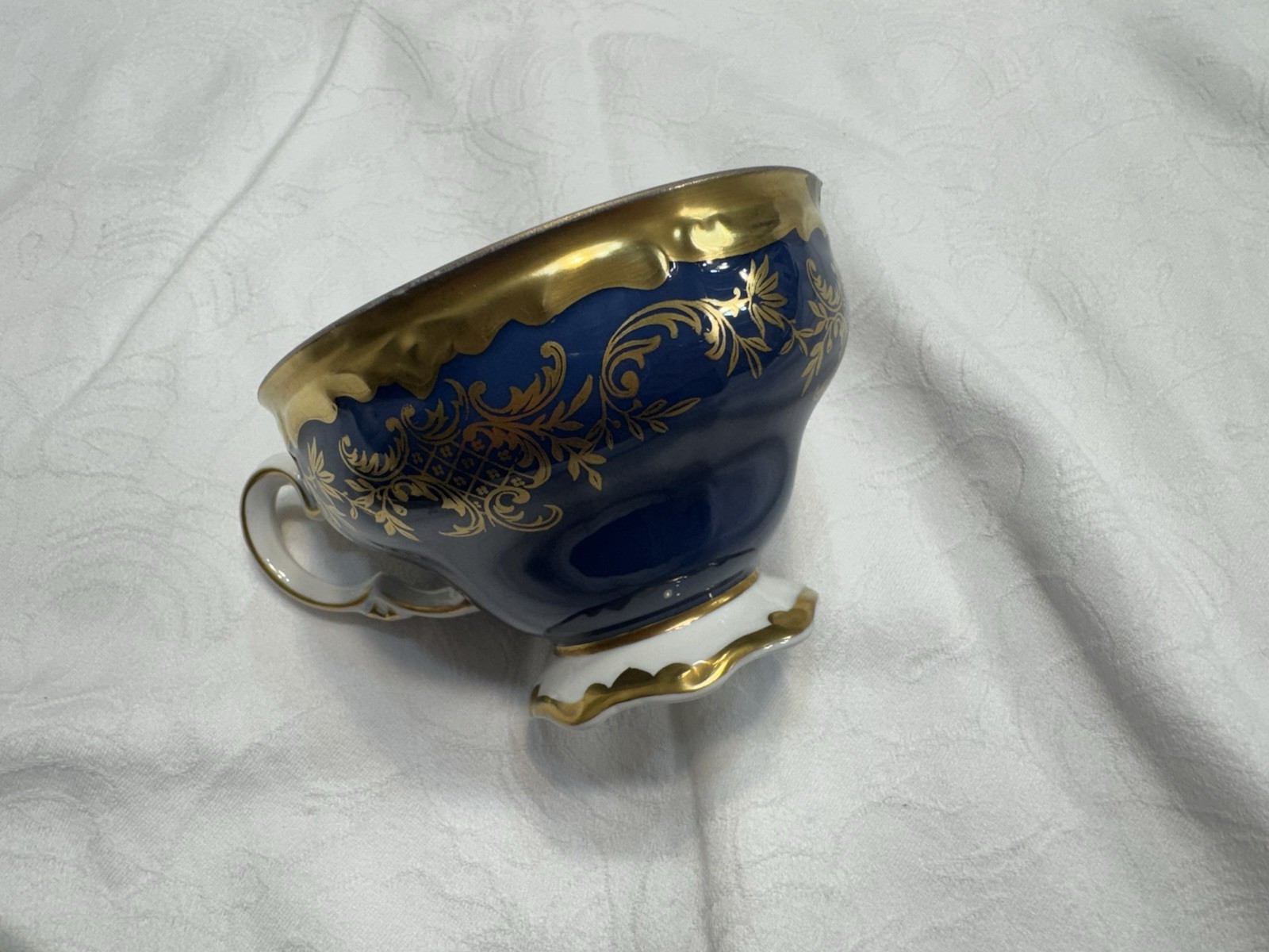 Weimar “Katharina” Trio Tea Set, Blue, Germany 1950-1959