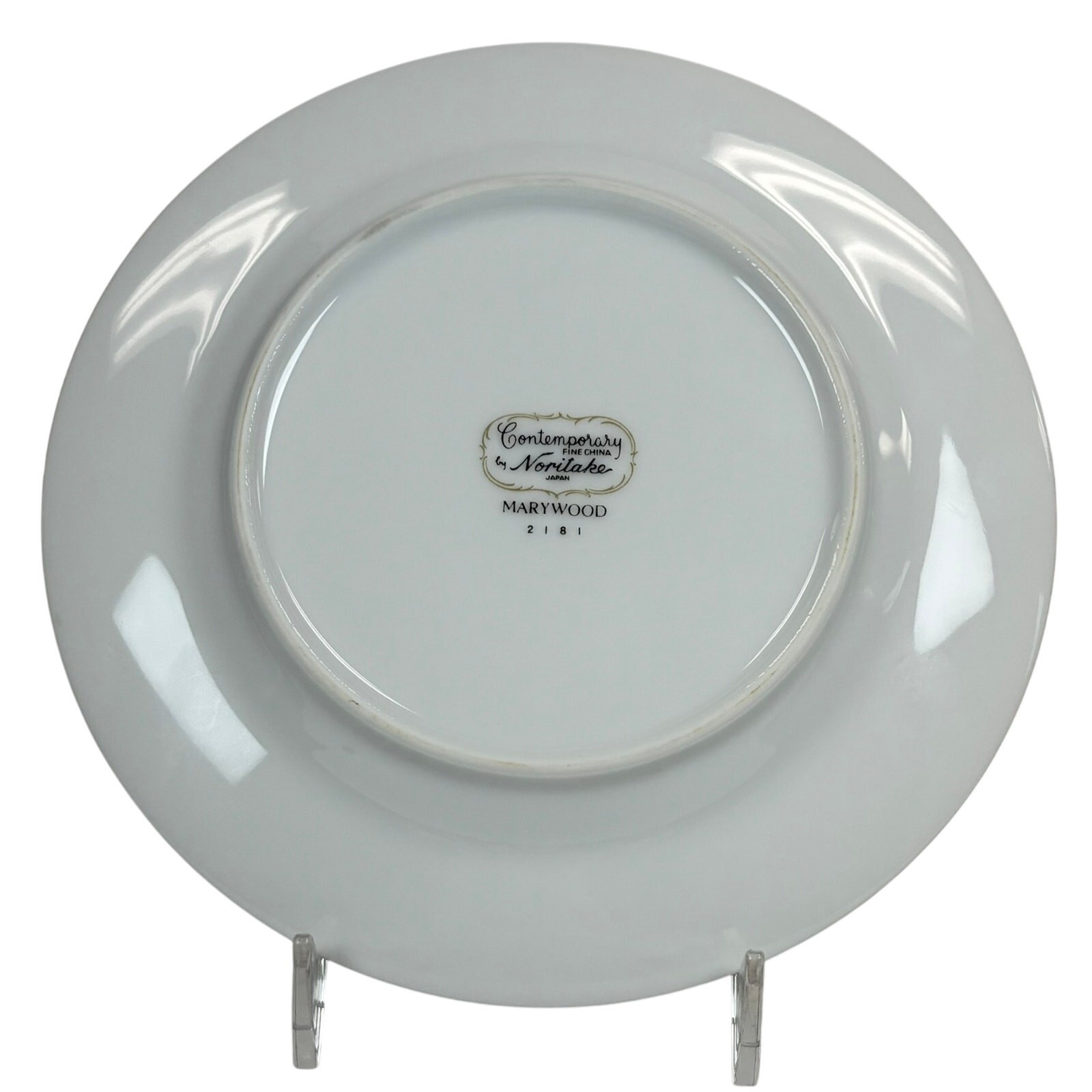 Noritake Contemporary Fine China Marywood 2181 Bread Plate 6-3/8 Platinum Trim