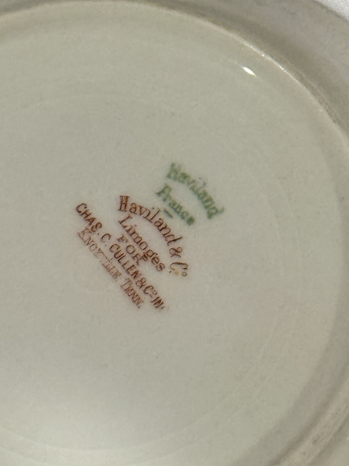 Set of 6 Antique Haviland & Co. Limoges France Floral Berry Bowls