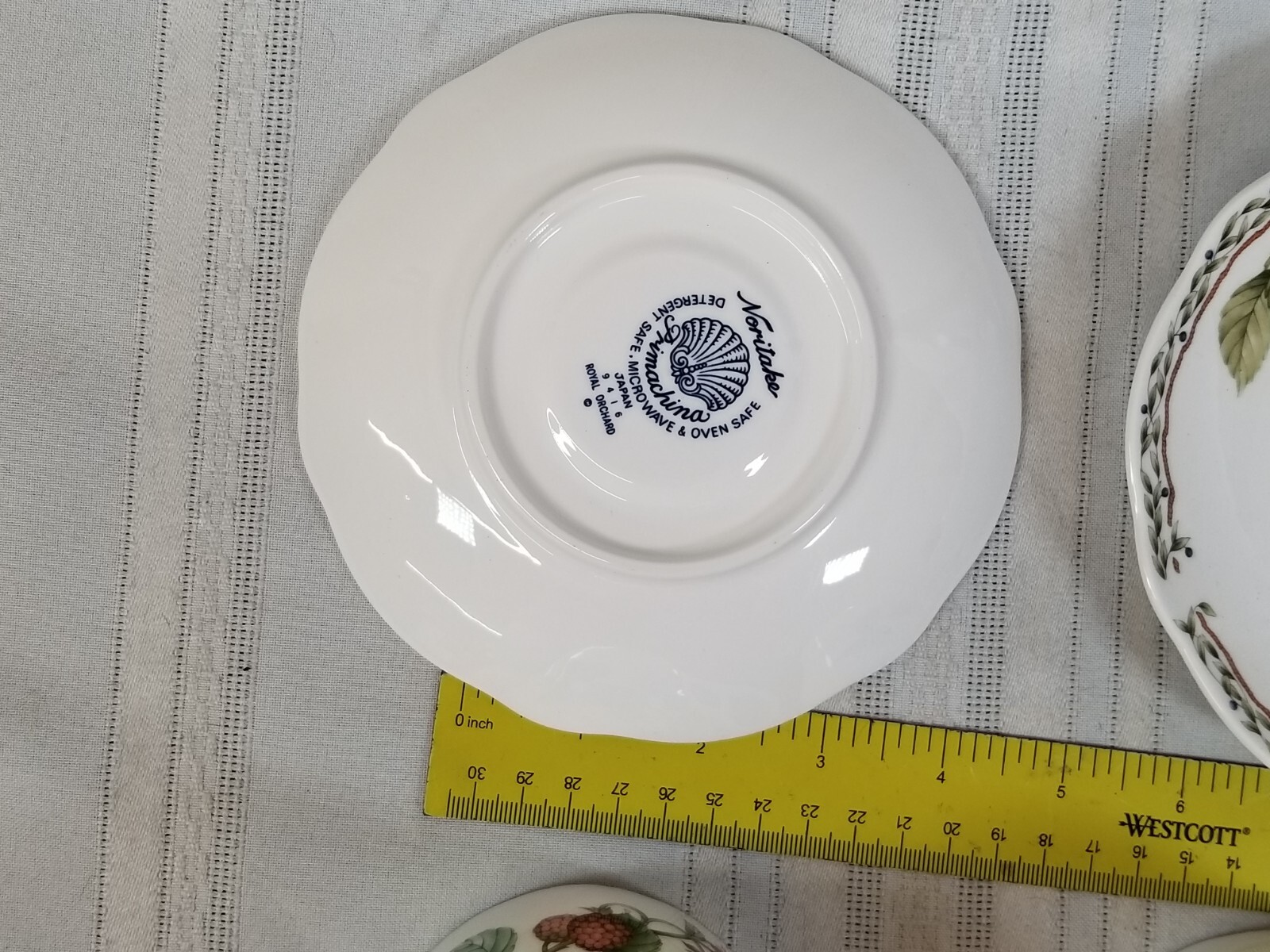 2 Noritake Cup & Saucer Sets Royal Orchard Japan Primachina BERRIES PLUMS