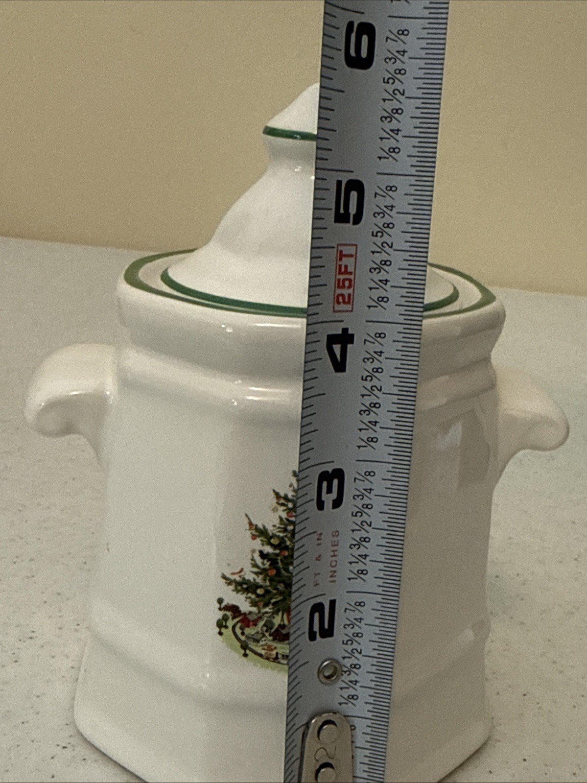 Pfaltzgraff CHRISTMAS HERITAGE Creamer and Sugar Bowl with Lid Tree With Box