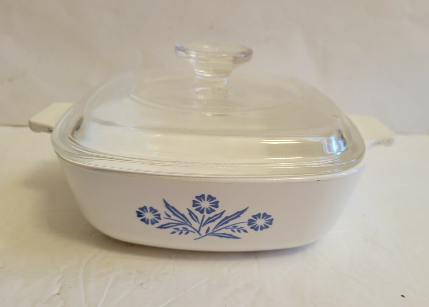 Corning Blue Cornflower 12 pc Lot Set Roaster Casserole Dishes Pie Pan Lids