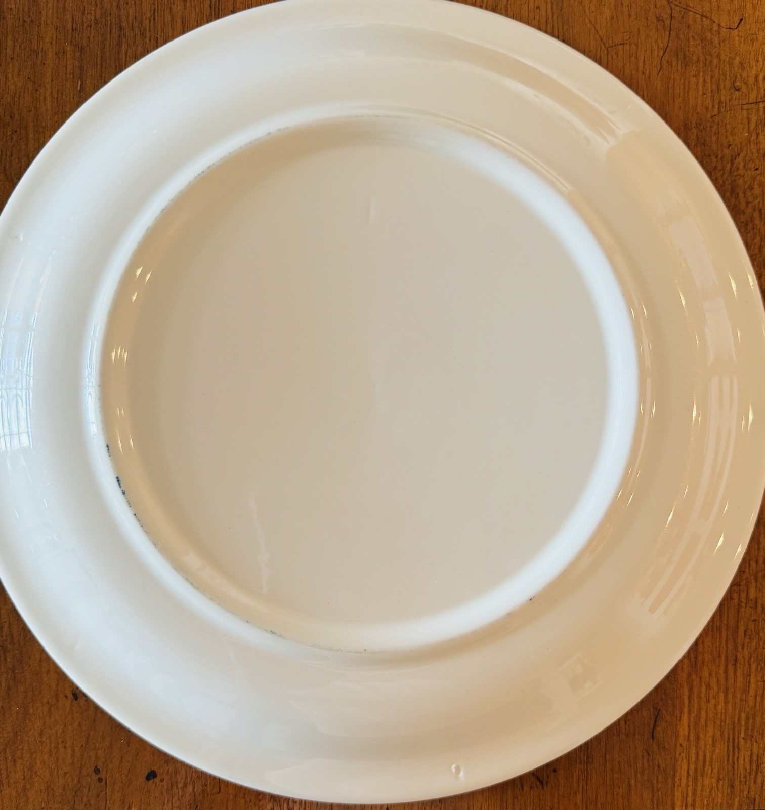 11″ Chop Plate (Round Platter) Country Life Blue by EDWIN KNOWLES