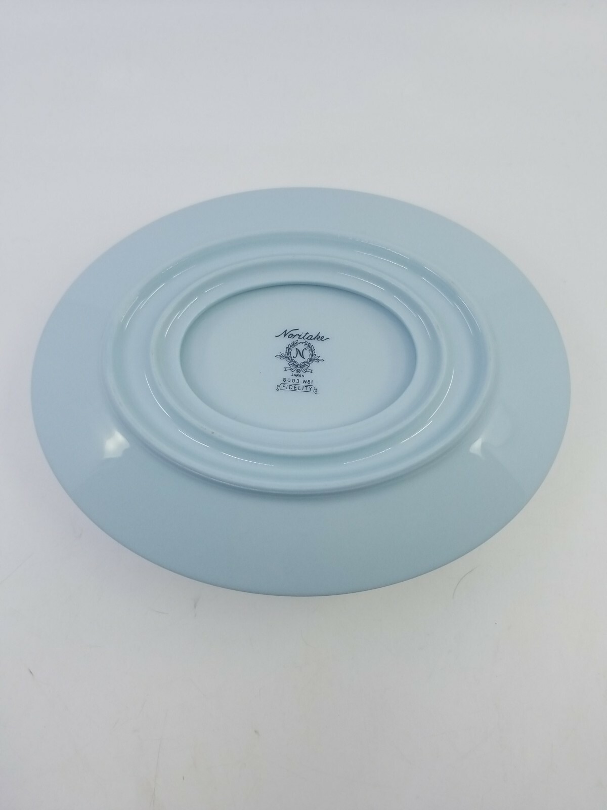 Noritake Fidelity 8003 Gravy Sauce Boat Bowl Blue Platinum Trim – Made in Japan