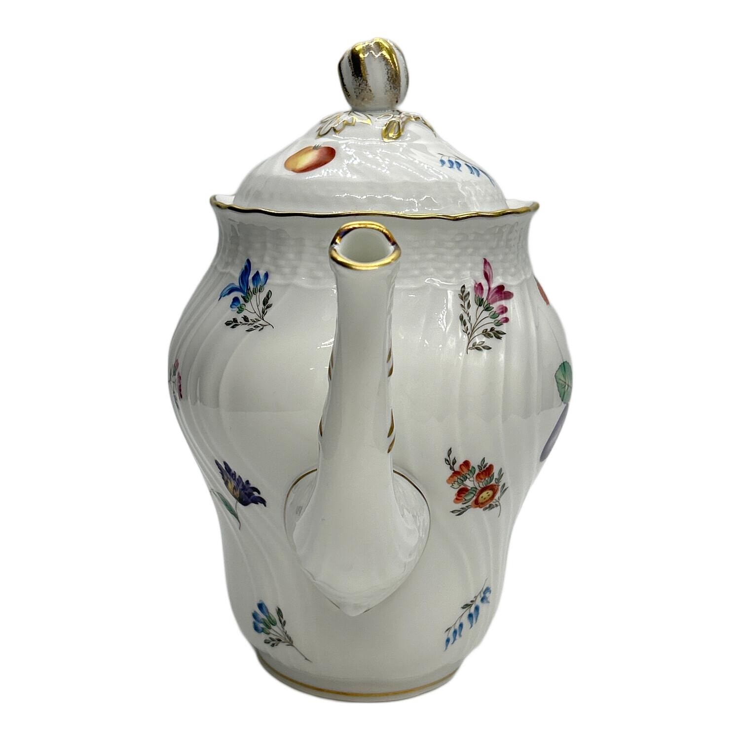 Richard Ginori Perugia Vecchio Fruits Tea pot Used