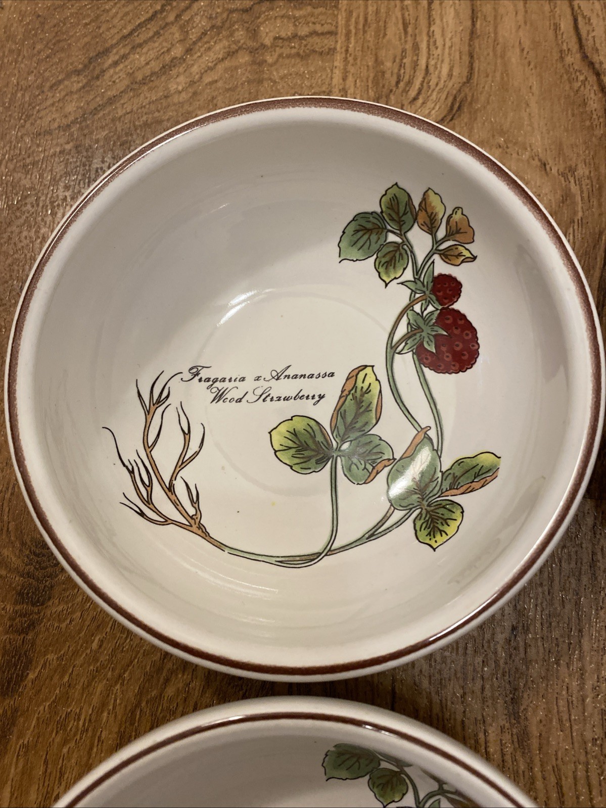 Jepcor International Botanical Garden Set O 4 Dessert/Berry Bowls Made In Korea