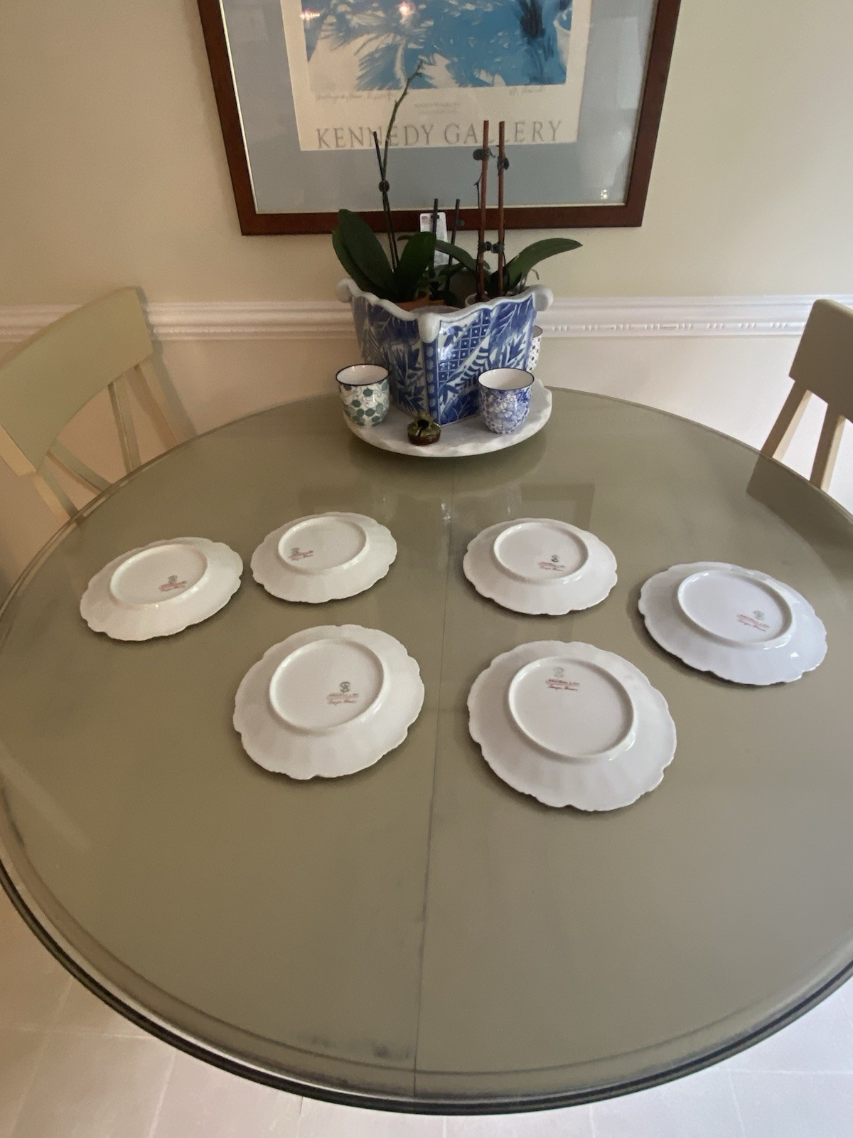 Vintage China Nathan Straus & Sons LS&S-Limoges FR Snowflake Pattern Gold Leaf