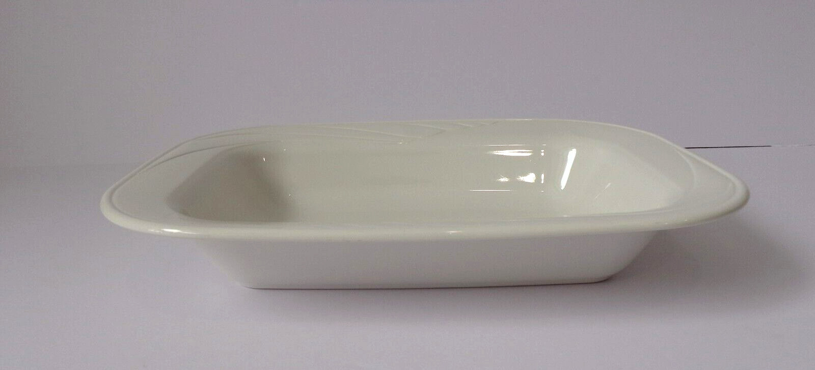 Corning Ware Casual Elegance White Floral Lasagna Casserole Roaster Size L-13