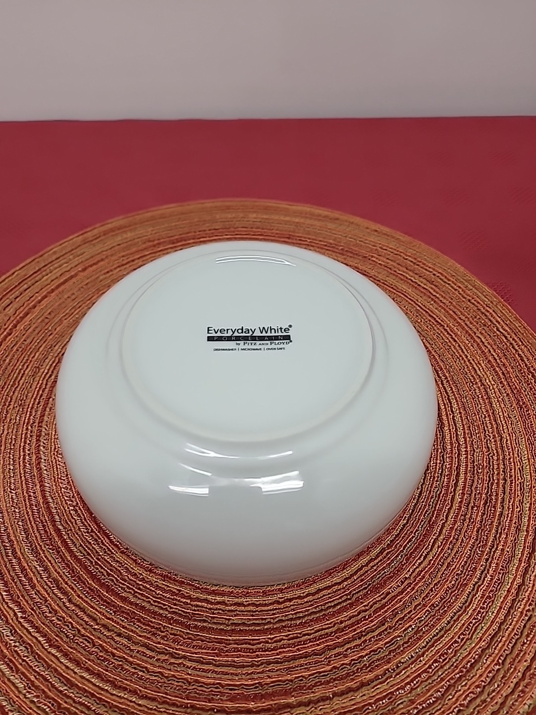 Fitz & Floyd Everyday White Coupe Pasta/Serving Bowl 7.75 In 40 Oz Classic White