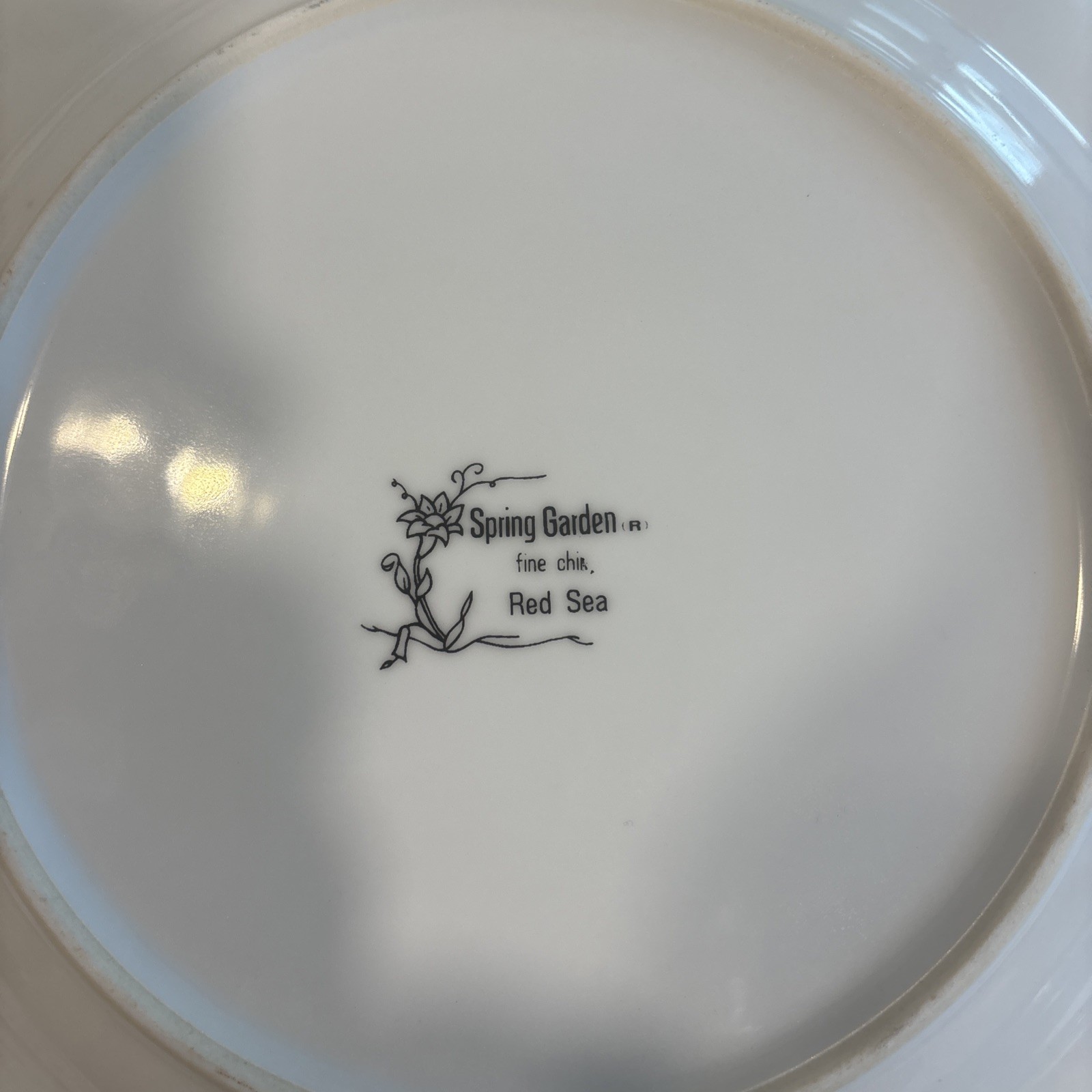 Vintage Remington Spring Garden Red Sea Dinner Plate 10.25″ – Choose QTY