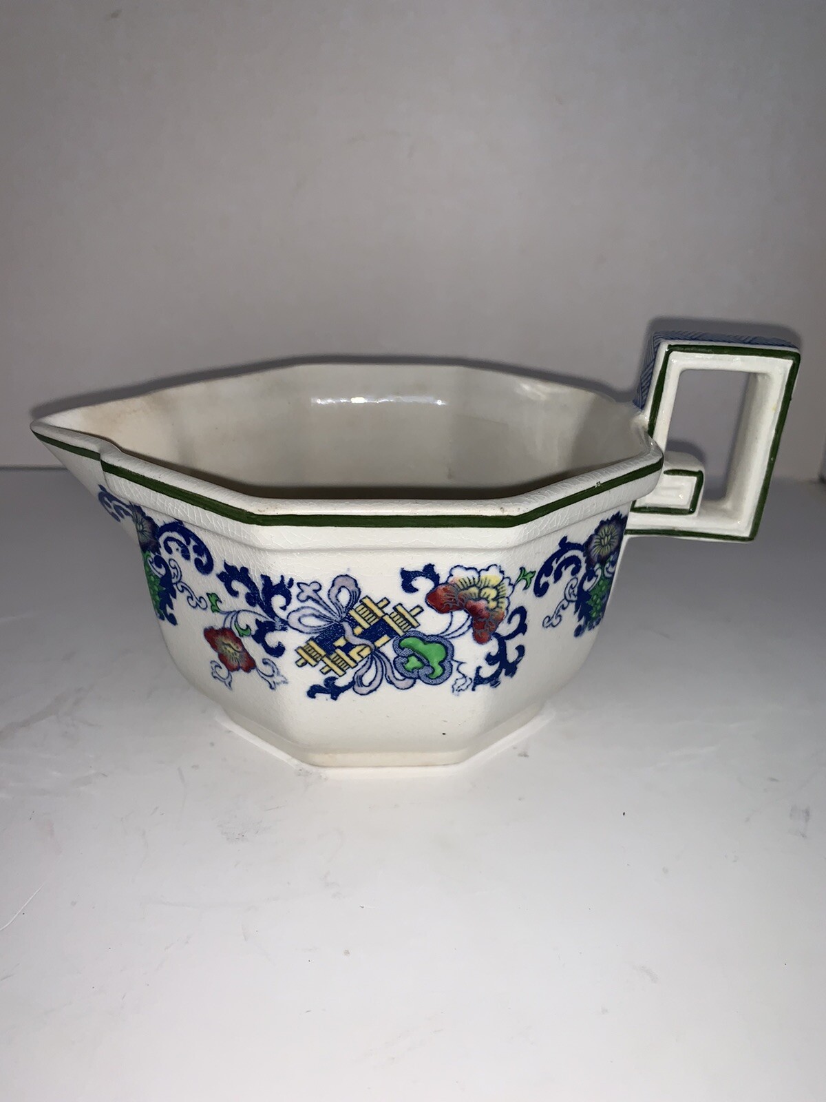 Vintage Royal Doulton Burslem NANKIN Porcelain Creamer Sauce Boat