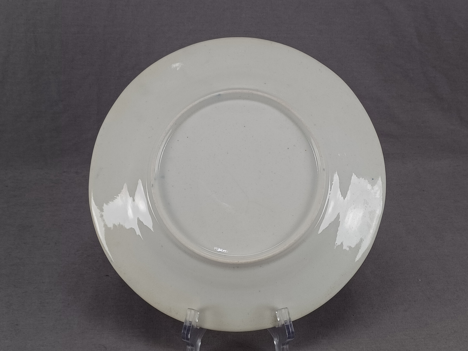 Chamberlain Worcester Gold Floral & Cobalt Border 9 1/8 Inch Plate C1800-1820 A