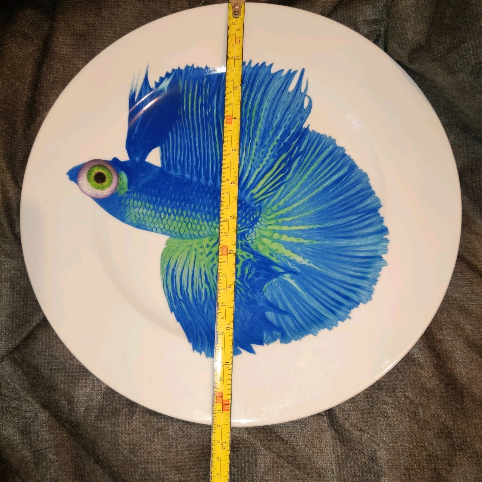 IKEA Katie Eary 2 Limited Edition Beta Fish LARGE Plates