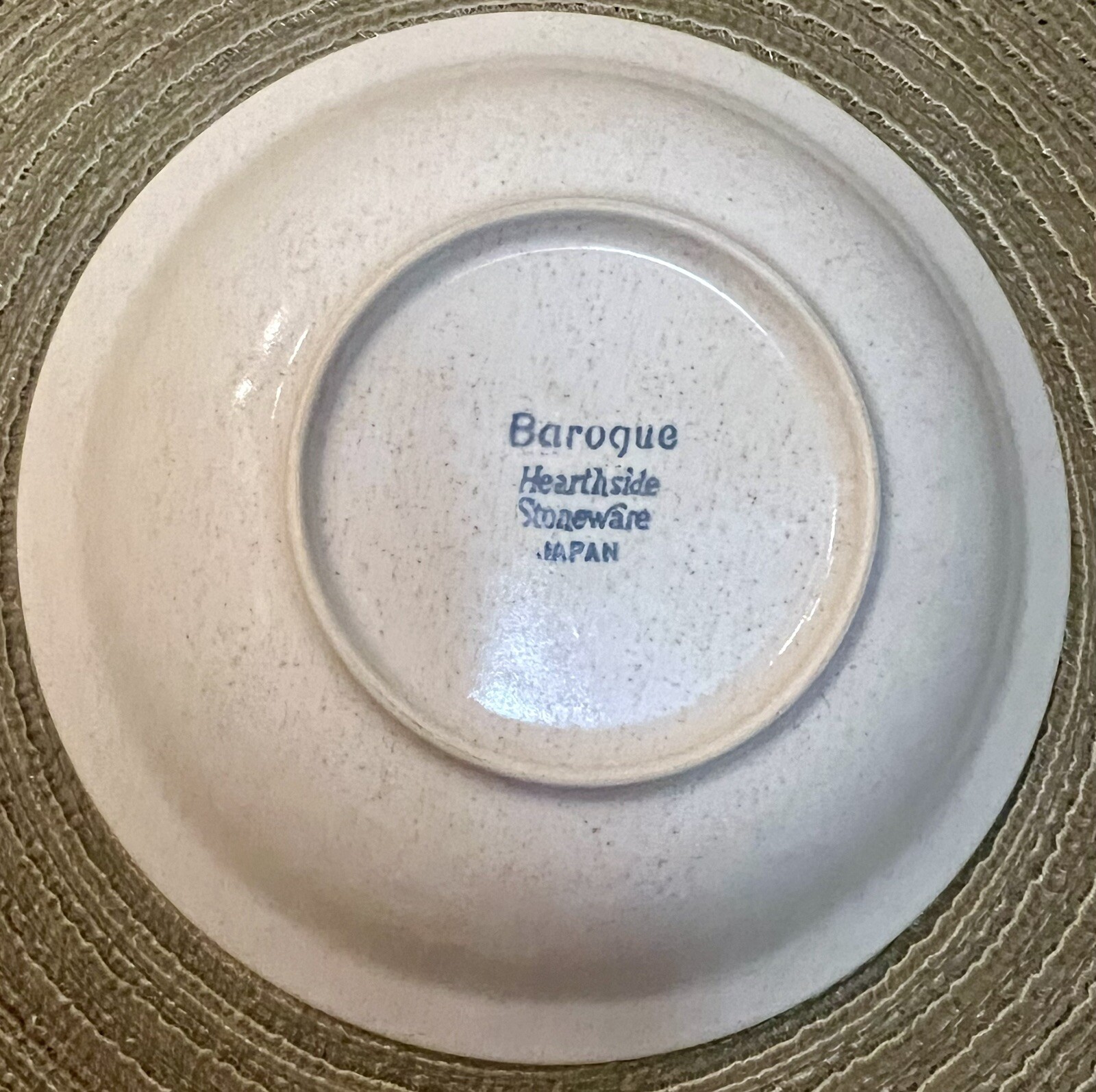 Hearthside Stoneware Autumn Fair Baroque Japan Soup Bowl 6.5in Vintage Set of 2