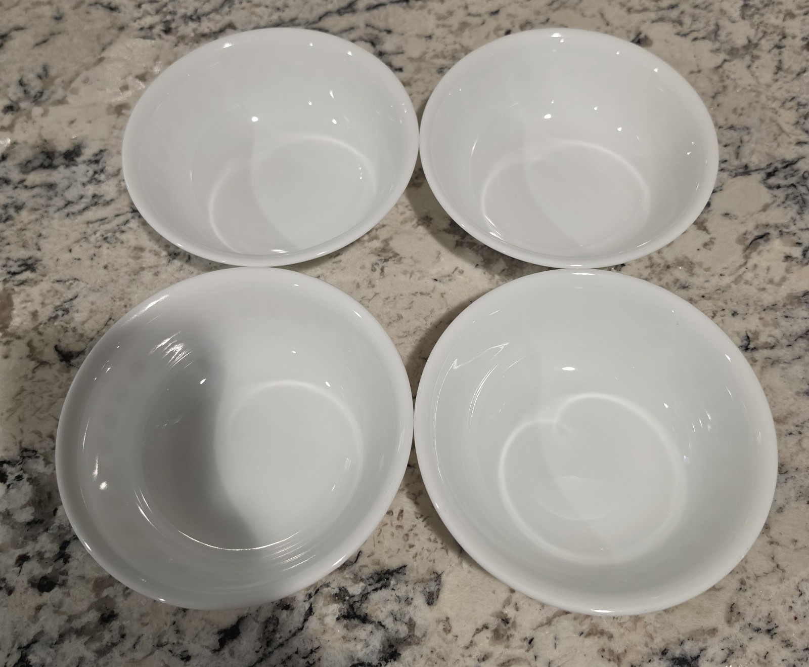 Vintage Corelle Butterfly Gold 6.25 in Cereal Salad Soup Bowls Set Of 4 USA EUC