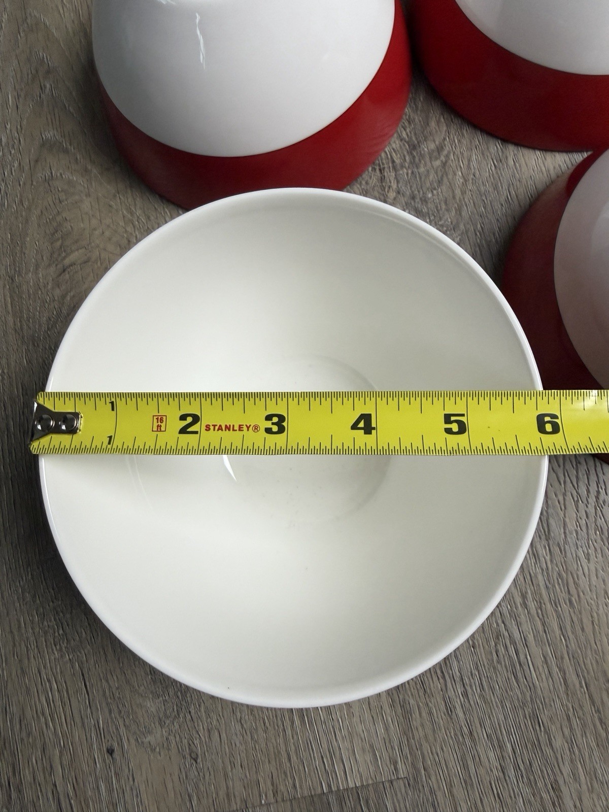 Kate Spade Rutherford Circle Red Cereal Soup Bowl By Lenox New York Set Of 4 EUC