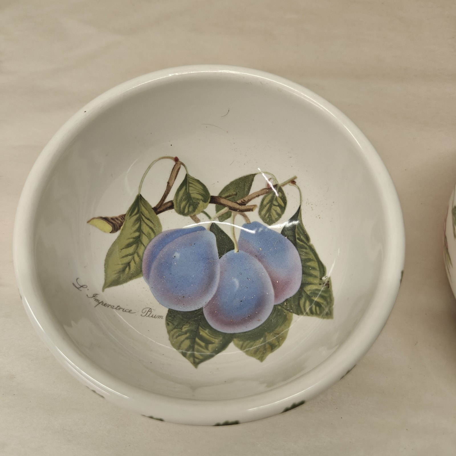 (4) Portmeirion Pomona Fruit/Dessert Bowls 5-1/2in – Made in England