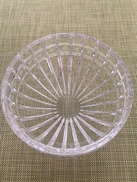 Elegant Round Bowl – Marquis by Waterford Crystal Quadrata -7-3/8″dia 5-1/2″high