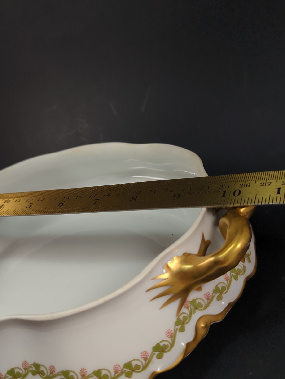 Rare Haviland Limoges Oval and Circular Serving Dishes plus one Circular lid.