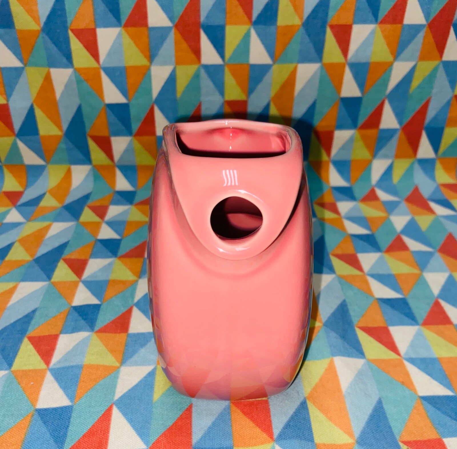 FIESTAWARE MINI DISK PITCHER creamer Peony Pink NEW FIESTA 5 OZ. new disc