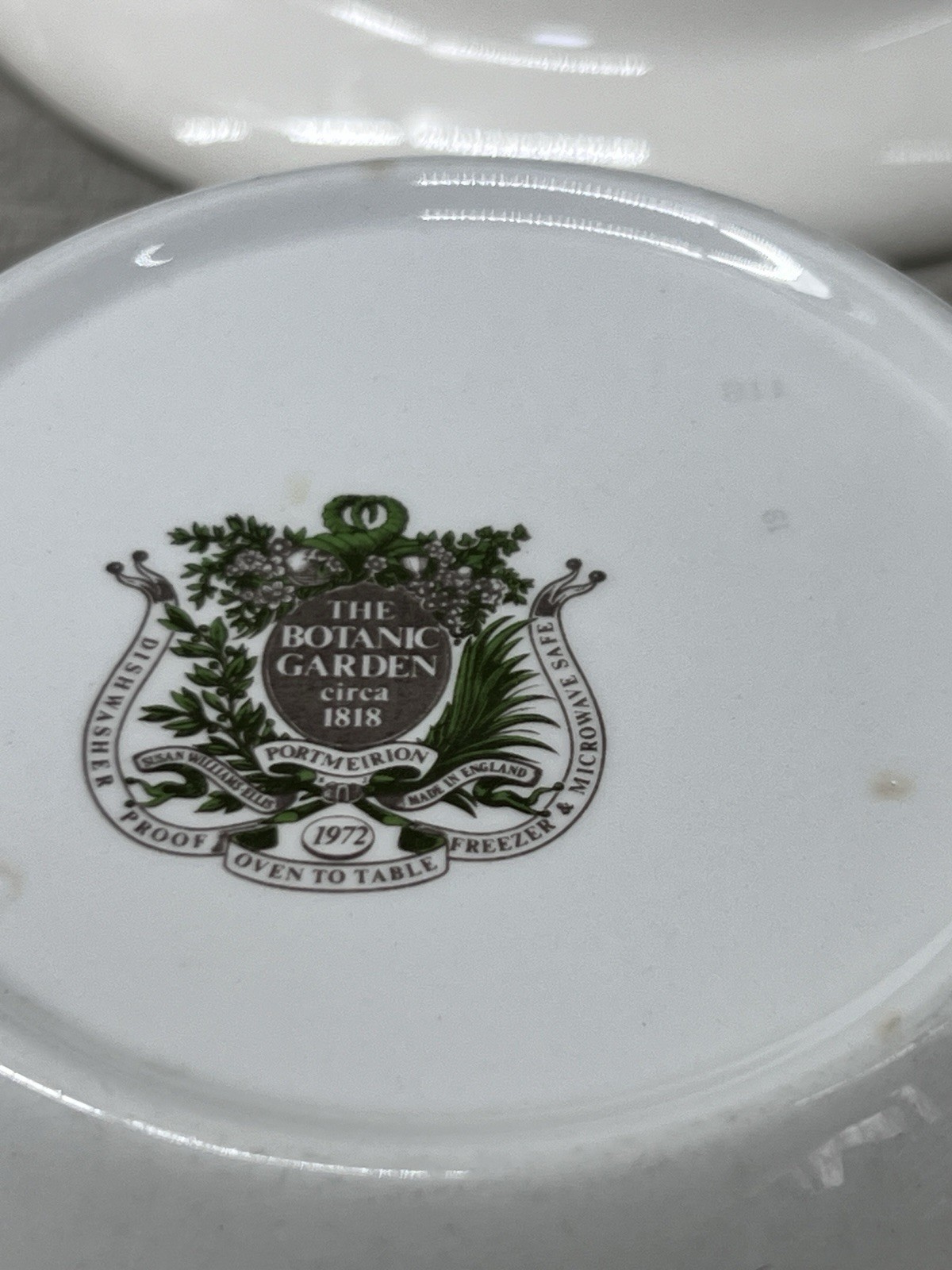4 Portmeirion Botanic Garden Susan Williams-Ellis 6.5″ Soup Cereal Bowls England