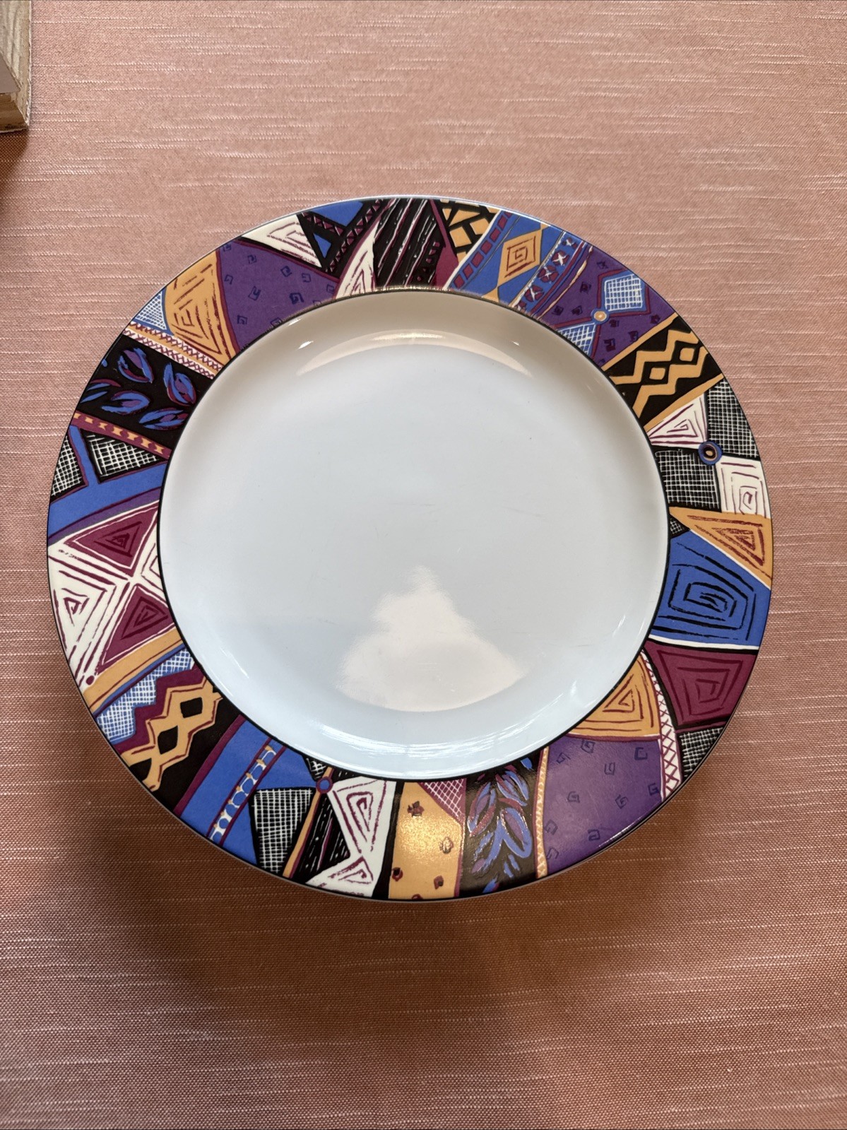 Sakura Masquerade Salad Plate Made In Indonesia 1992