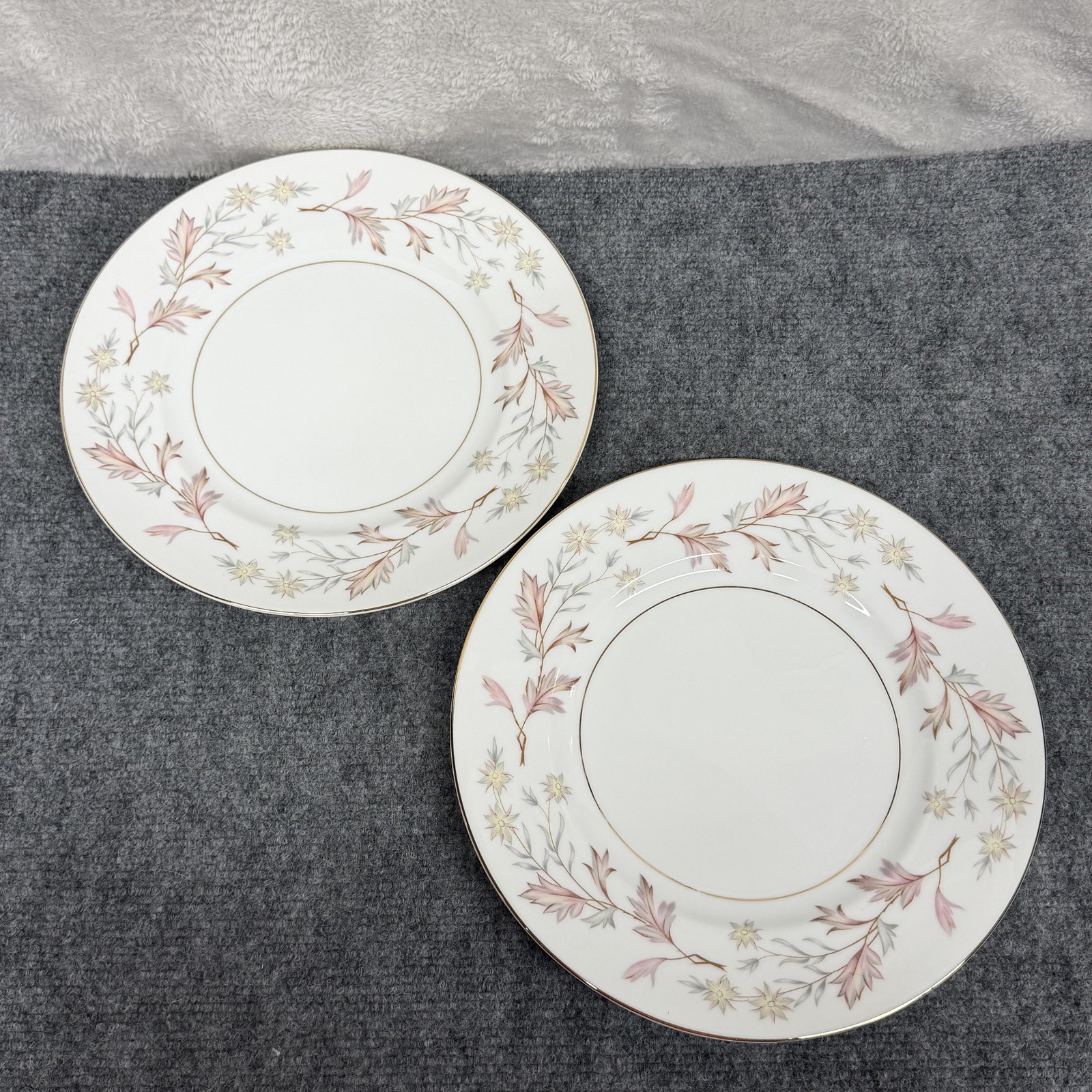 Vintage Harmony House Woodhue Dinner Plates SET OF 10 Fine China 10 1/4″ Japan