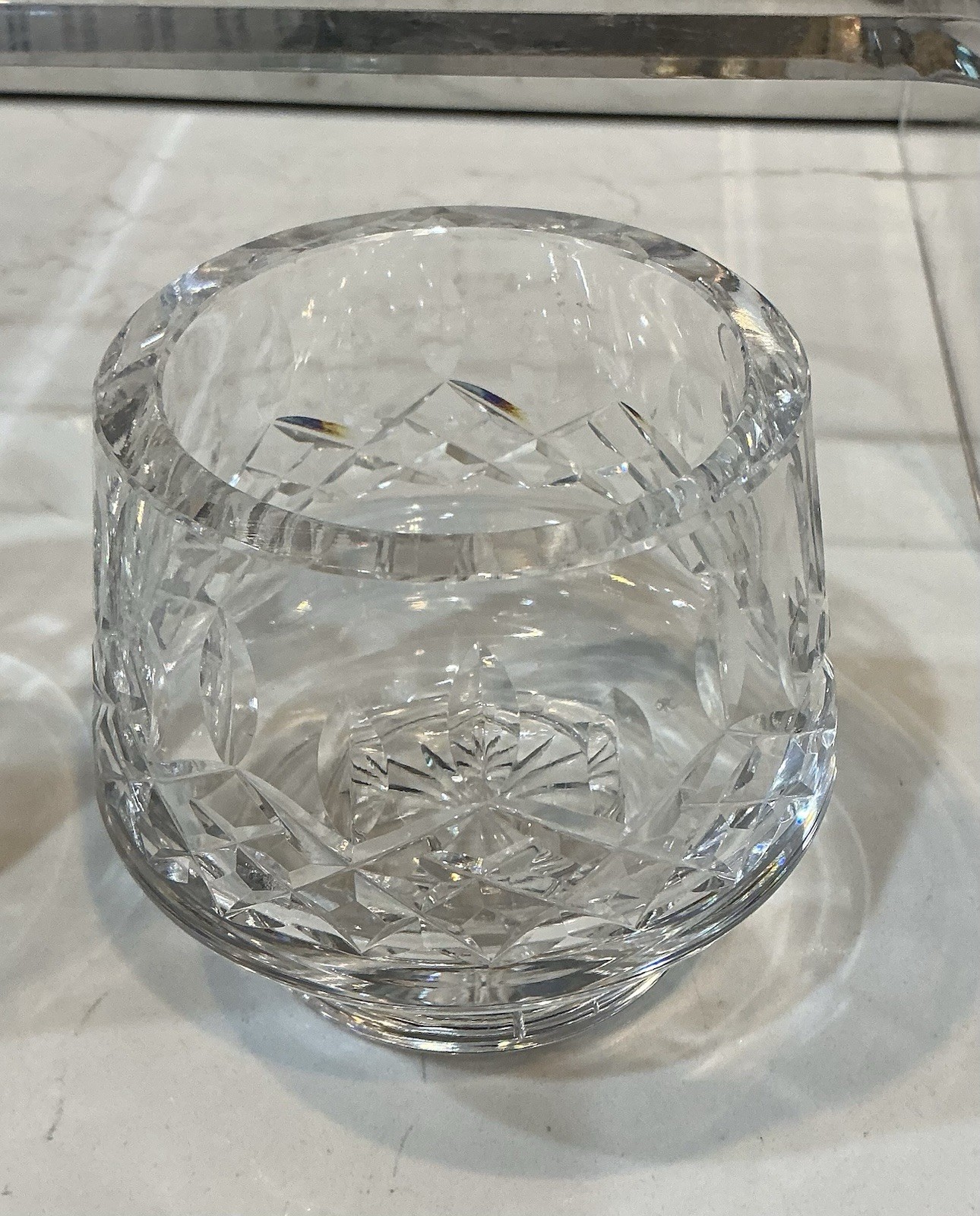 Waterford Crystal Lismore Footed Creamer and Open Sugar Bowl Set. FREE SHIPPING