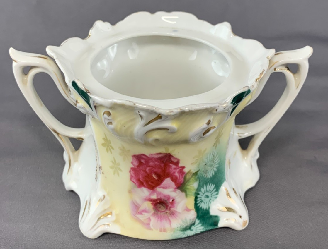 Antique RS Prussia Porcelain Lot of 4 – Creamers, Open Sugar and Covered Sugar