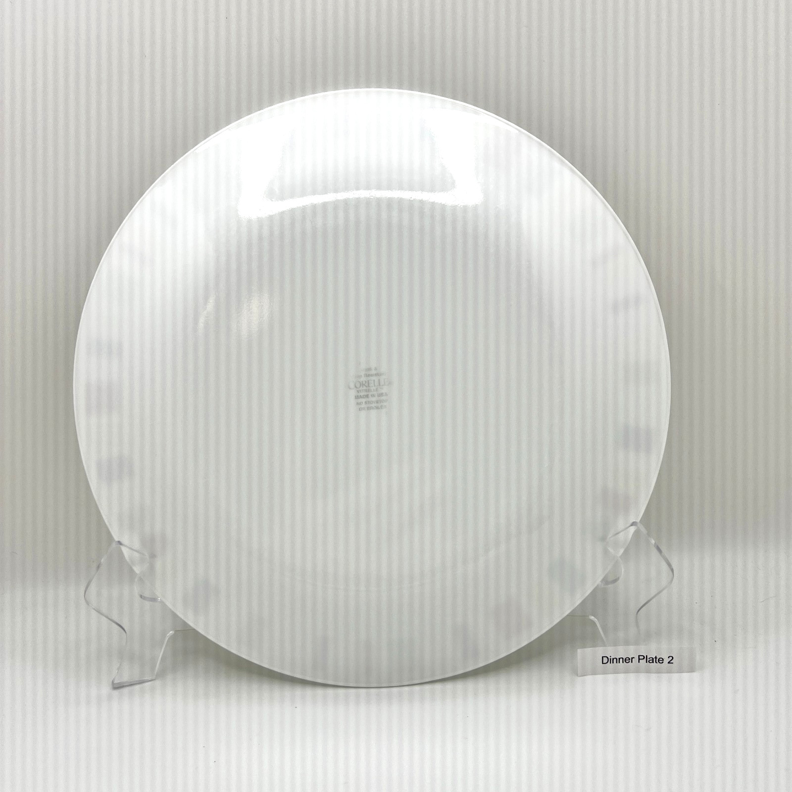 Corelle Memphis Dinner Plates Colorful Geometric Blocks 10.25” Set of 4