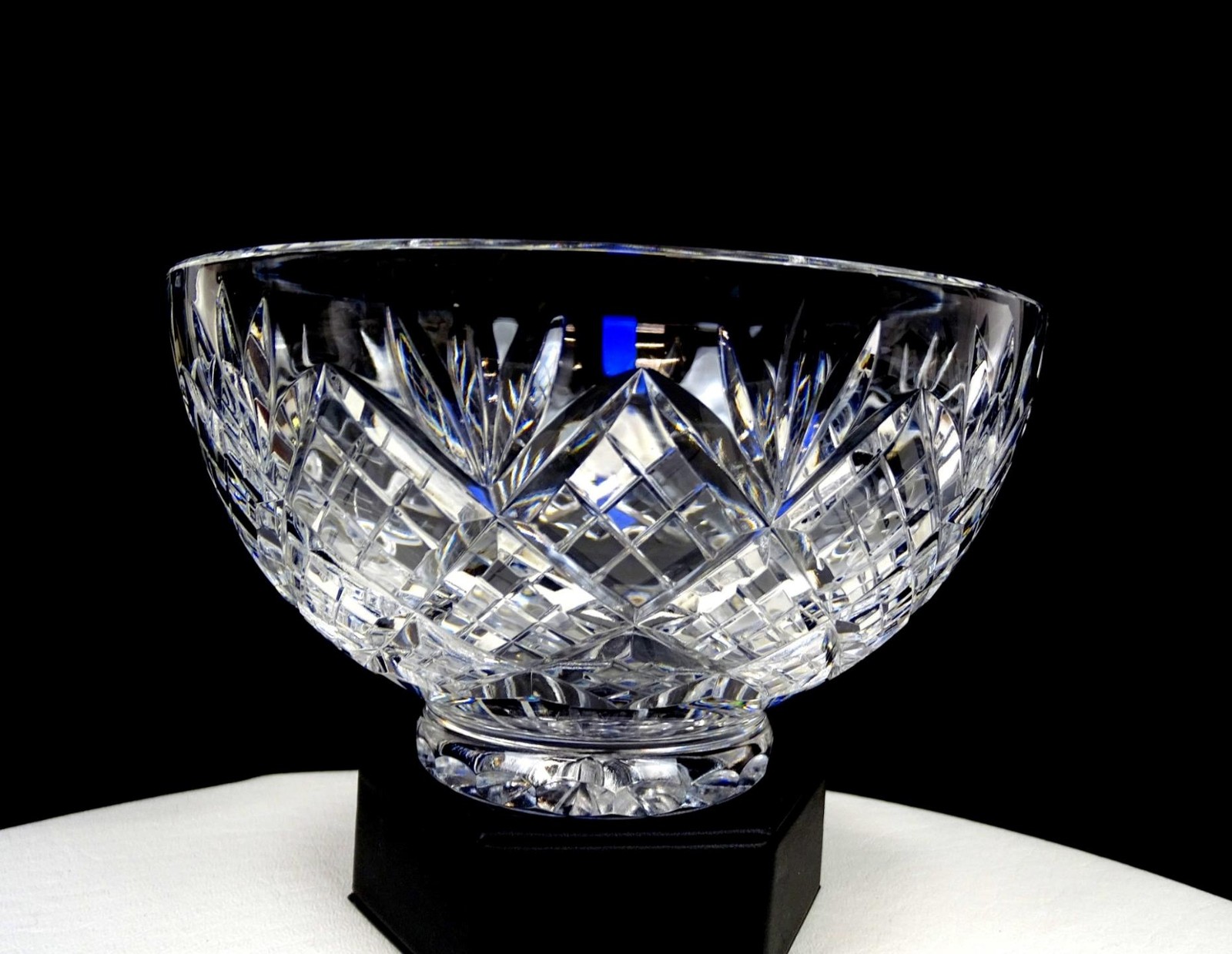 TIPPERARY SIGNED BRILLIANT CRYSTAL GRANVILLE SUITE 6 1/2″ FOOTED BOWL 1994-1997