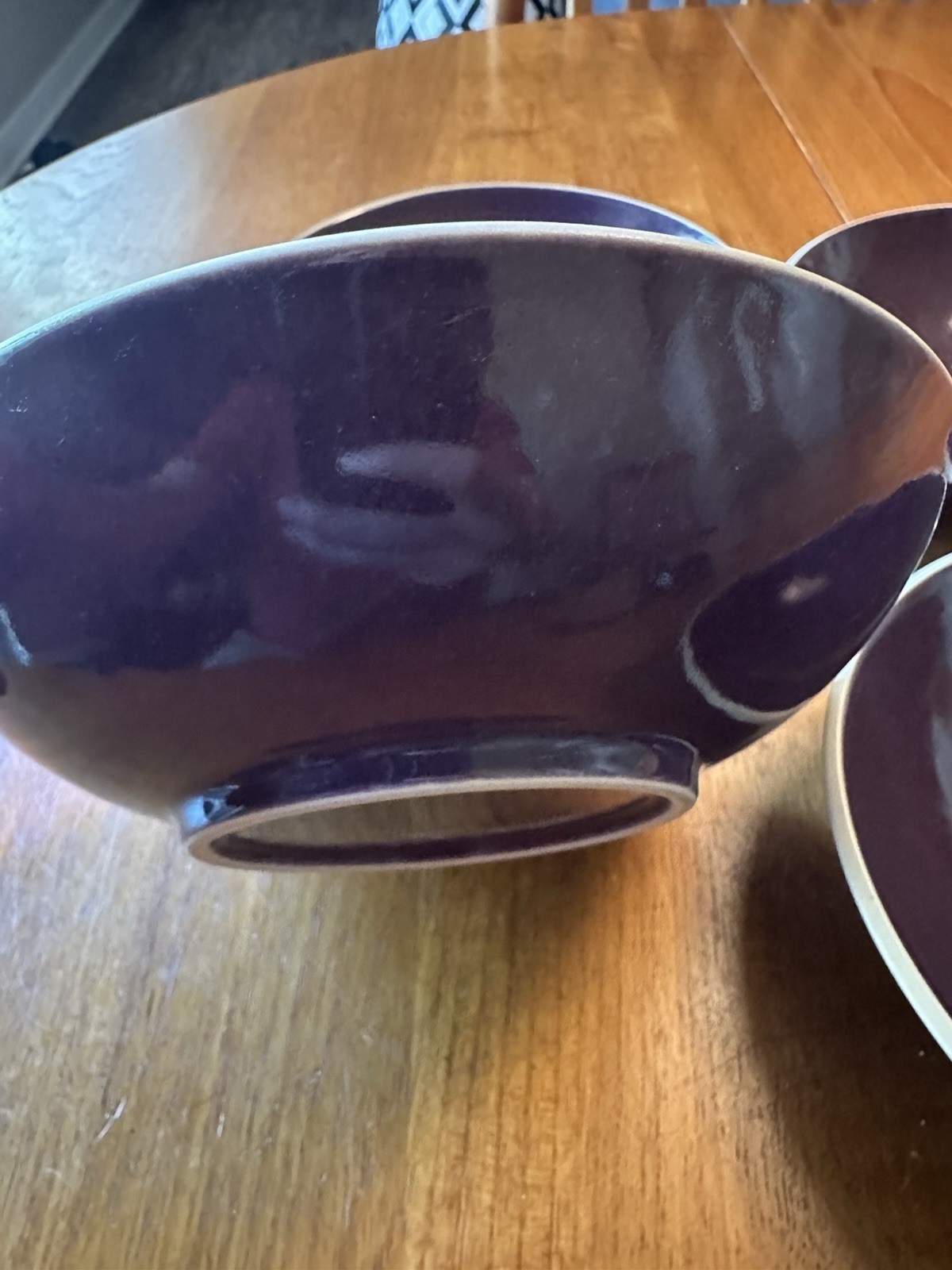 4 Sasaki Colorstone Plum Soup Bowls Set Vintage Elegant Dining Dishes Japan Lot