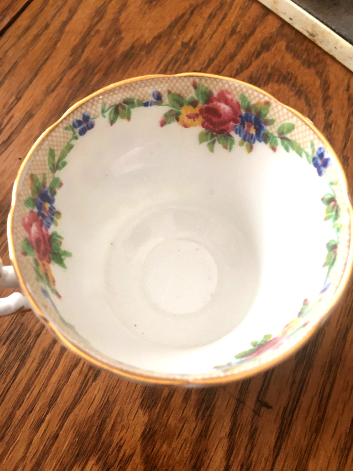 Vintage Paragon TAPESTRY Demitasse Cup + Saucer England ~