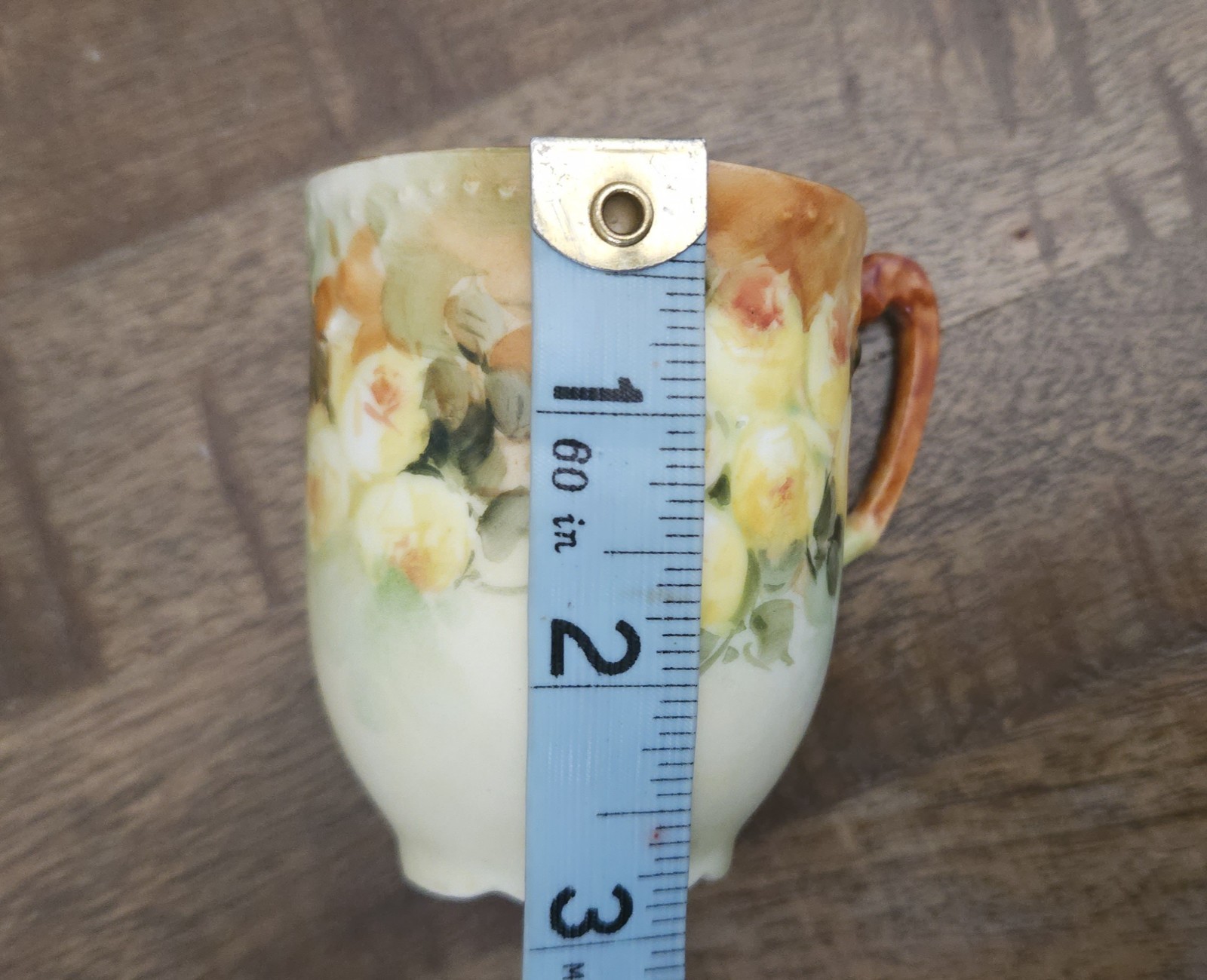 Vintage AKD France Floral Cup & Saucer Set of 5 (10 Pieces)