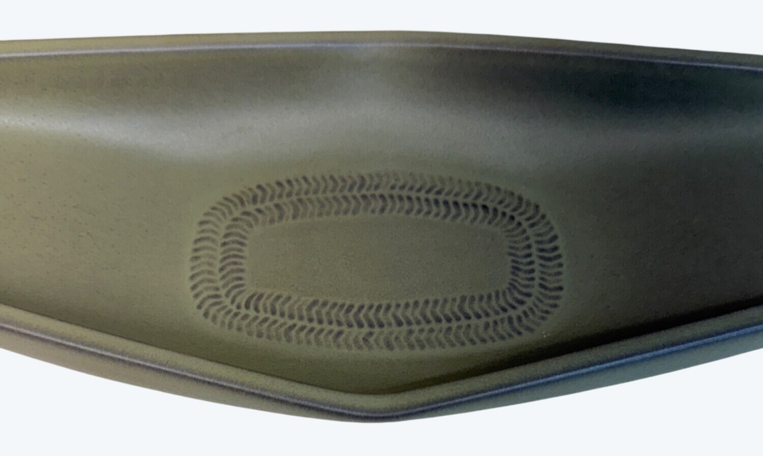 Denby Langley Camelot Dark Green Older Celery Dish Tray 13 1/4″ England