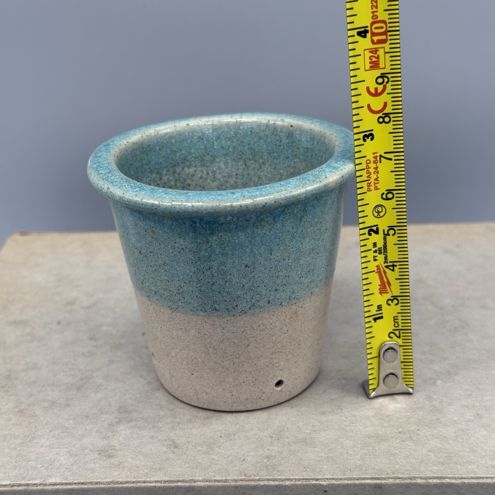 Glidden Pottery Teapot Tea Infuser Marked 607 Turquoise Alfred New York