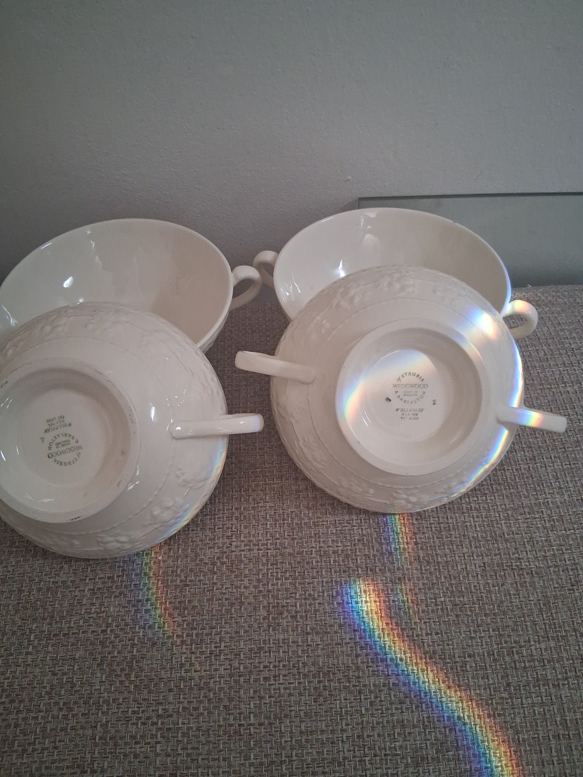 Wellesley Wedgwood Cream Soup 5 3/8″ DiametMer