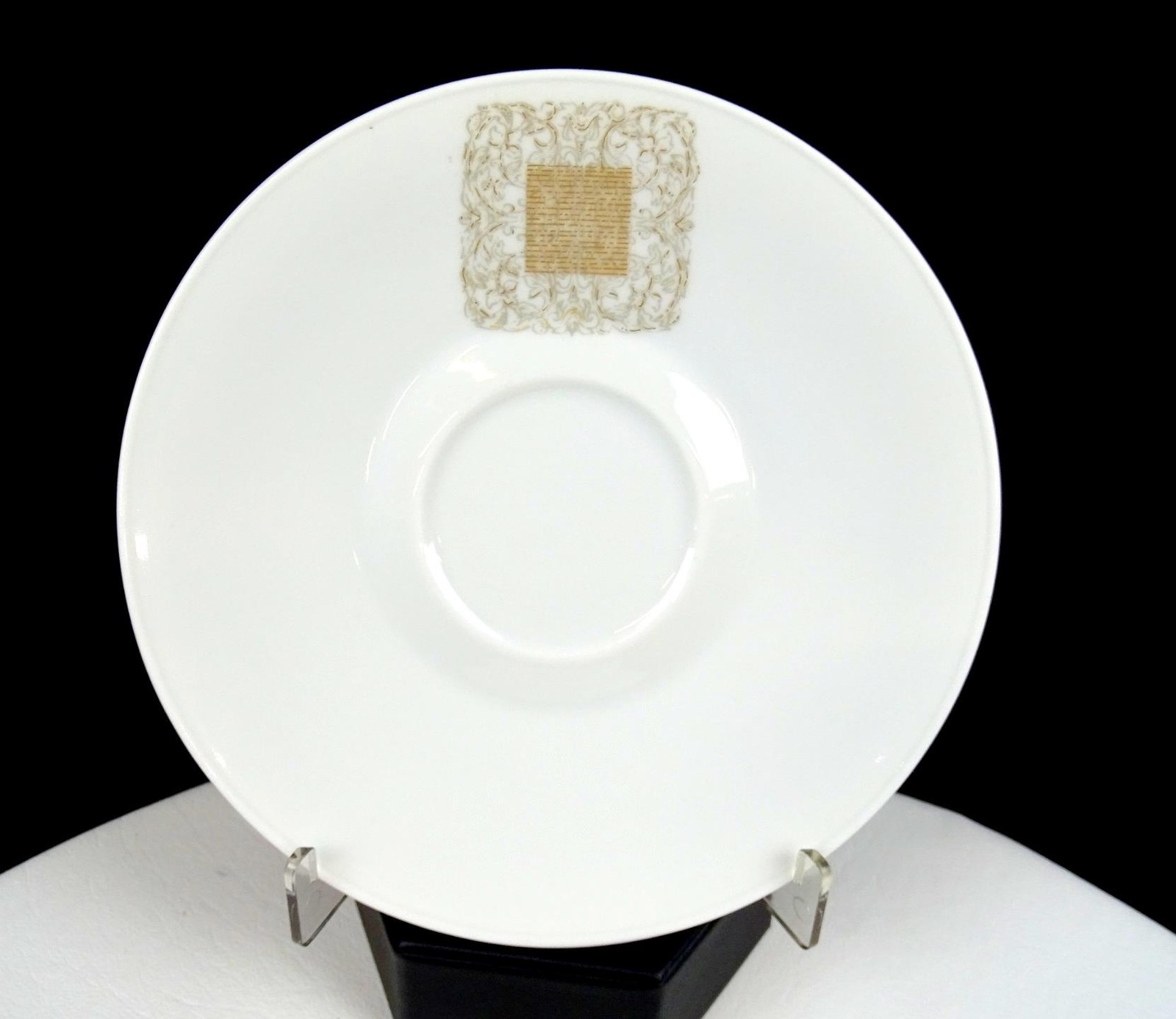 Rosenthal Continental Porcelain Lace Antique Vintage 2.2″ Cup & Saucer Set 1963