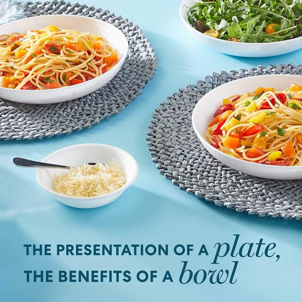 Elegantly Designed 4-Pc 30-Oz Vitrelle Bowls – Microwave Safe & Eco-Friendly