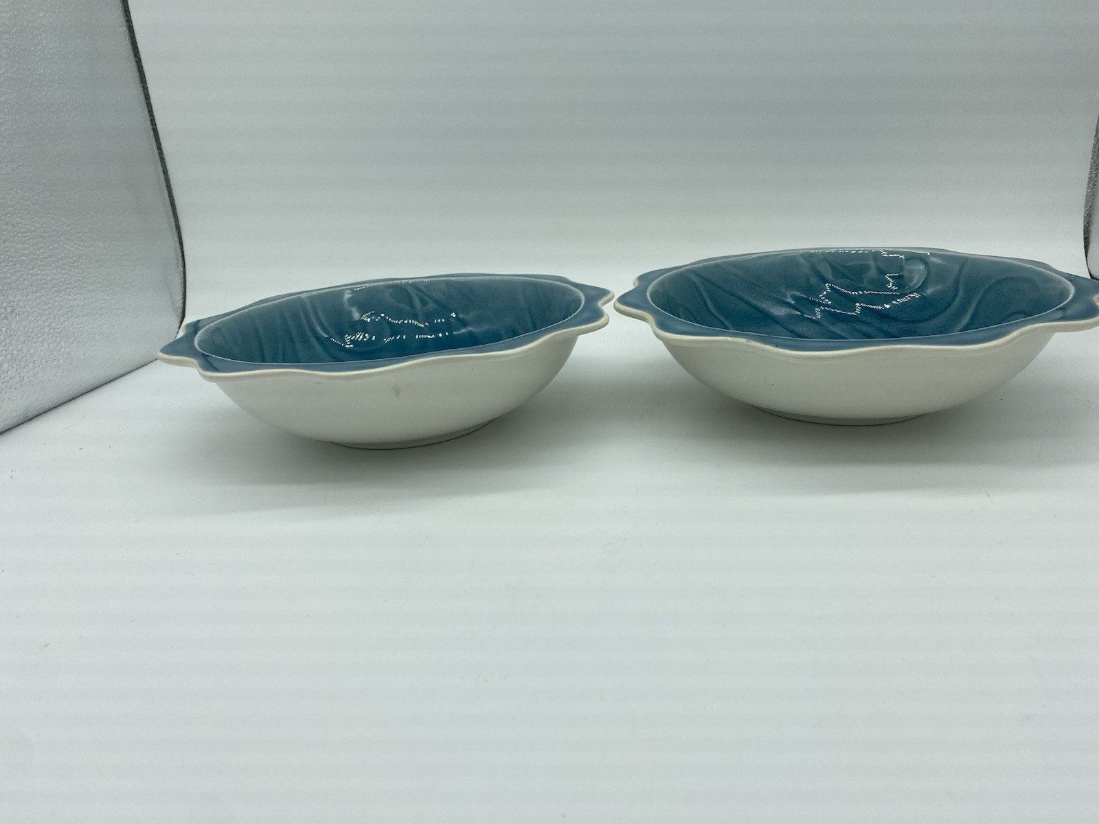 Pier One Tidal Soup/Cereal Bowls Set Of 2 – 8-3/8 x 2-1/8 in