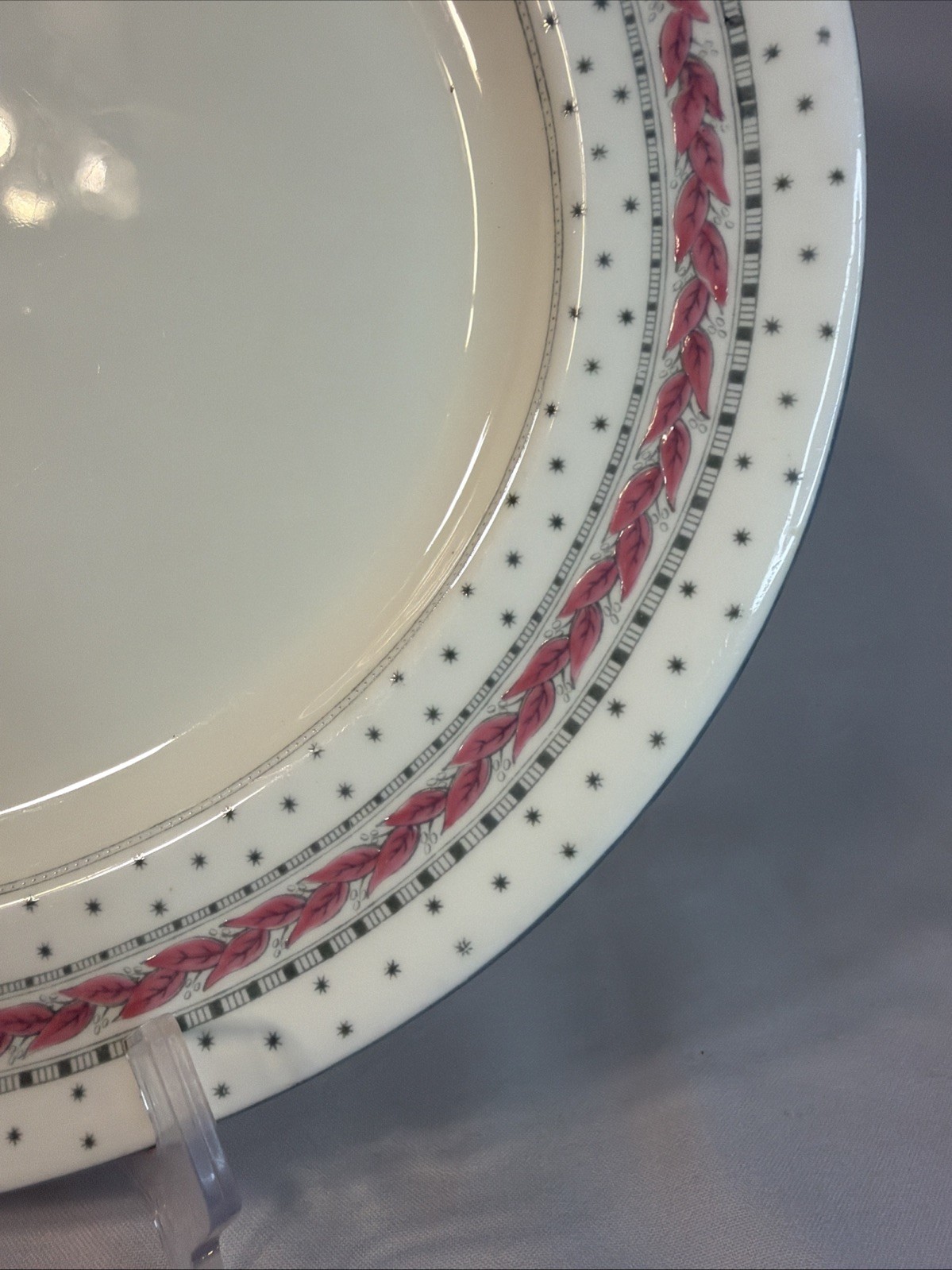 Royal Worcester Alpine Pink 15.5” X 13” Oval Serving Platter Bone China Vintage