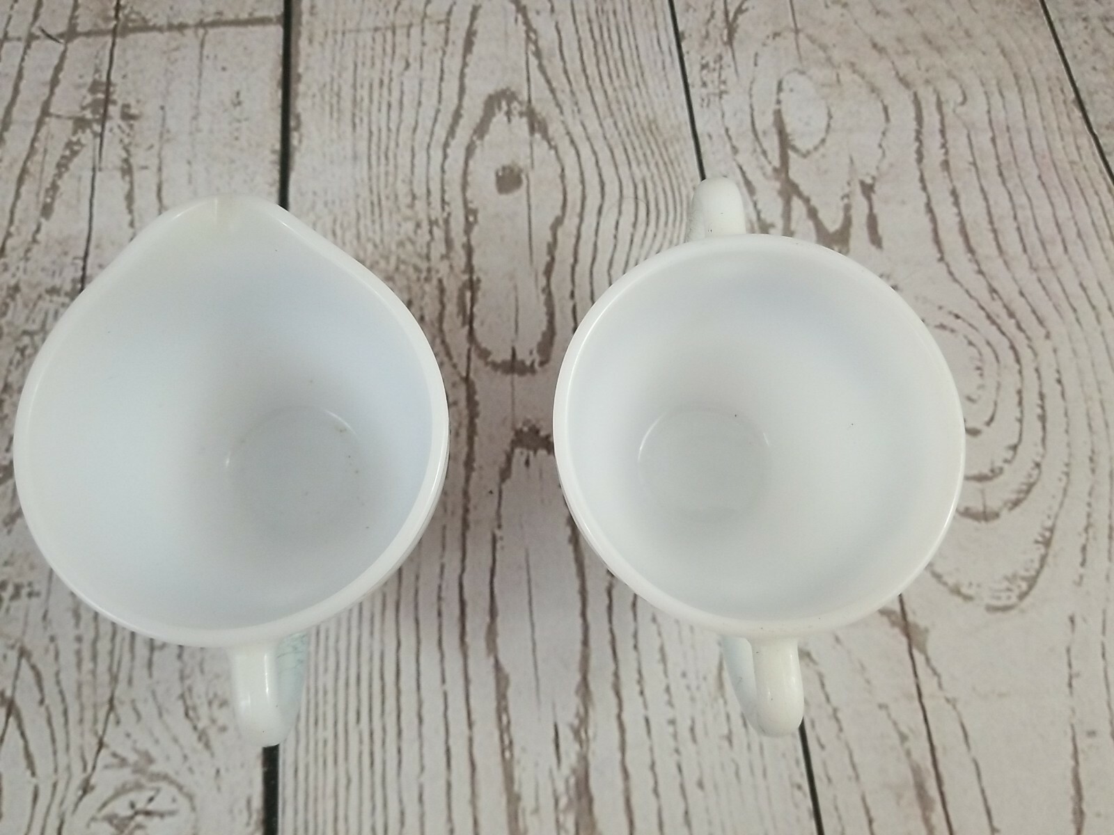 Federal Glass Creamer and Sugar Bowl Spaghetti Pattern Drizzle Retired Vintage